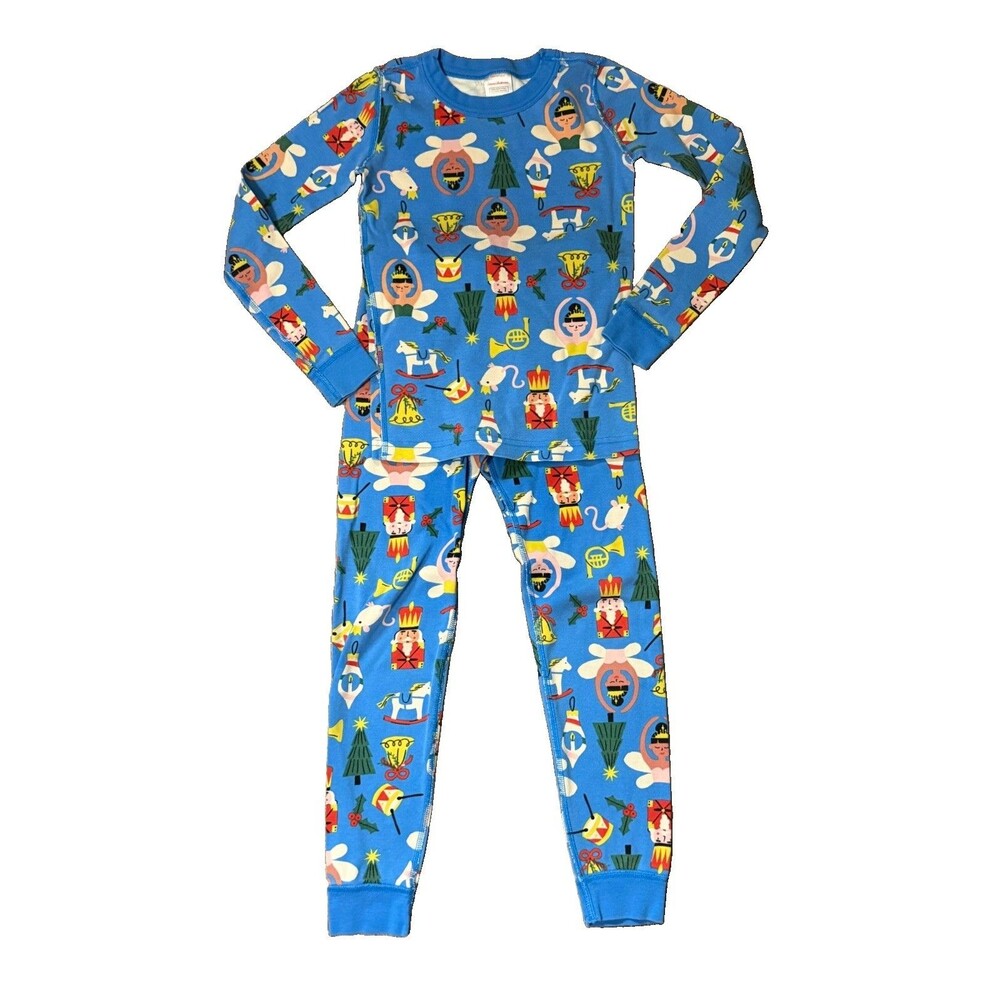 Hanna Andersson Pajamas Size 8 130 Nutcracker Christmas Organic Cotton Long John
